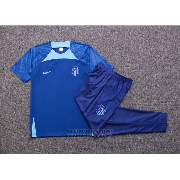 Chandal del Atletico Madrid Manga Corta 2022-2023 Azul